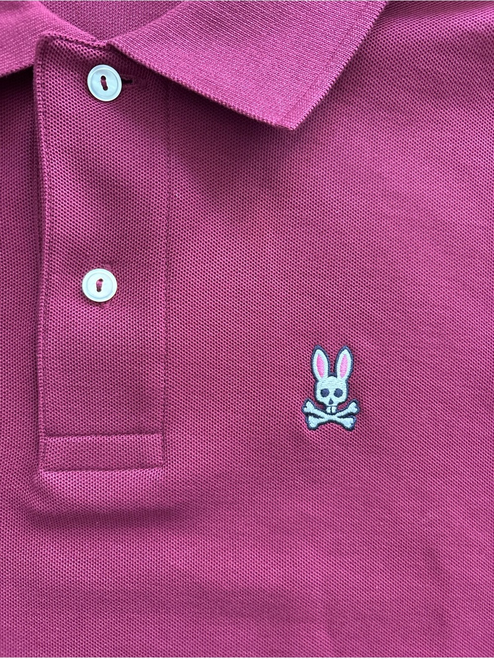 Men’s Psycho Bunny Plum Polo Shirt